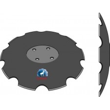 Disque crénelée à fond plat - Ø570