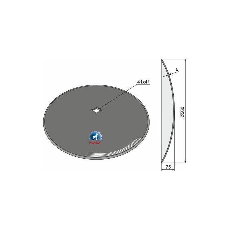 Disque lisse Ø560x4 - AG006149