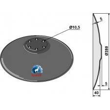 Disque de marquage - Lemken - 3490460