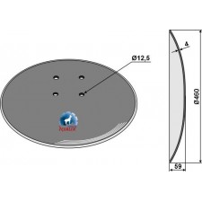 Disque lisse Ø460x4