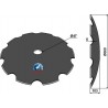 Disque crénelé Ø660x6 - AG006050