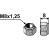 Écrou hexagonal à freinage interne - M8