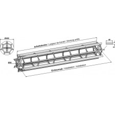 Rouleau cage à barres lisses - 1300