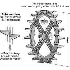 Roue à came - Ø550mm - AG007514