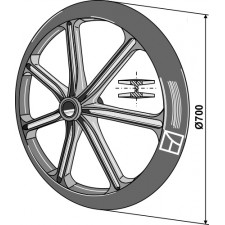 Roue packer - Ø700mm - AG007507