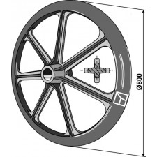 Roue packer - Ø800 - AG007500