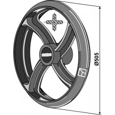 Roue cambridge - Ø505mm - Quivogne - RFT50703