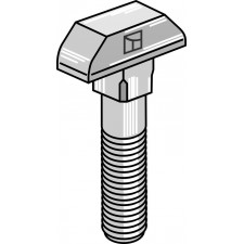 Boulon pour chaînes - Modèle galvanisé