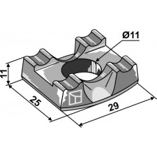 Piéce de serrage - Mengele - 03-003908
