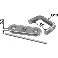 Raccord pour chaîne Ø13 - AG007877