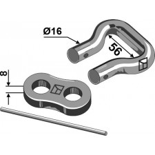 Raccord pour chaîne Ø16