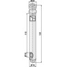 Piton pour barres de poussée - AG011237