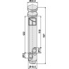 Piton pour barres de poussée - AG011162