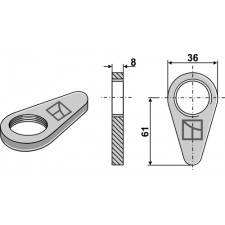 Contre-écrou - standard - AG011094