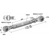 Barre de poussée à borne traîtée M20x2,5 - AG010882