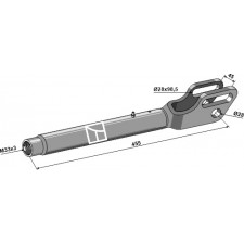 Tige pour réglage et relevage M33x3 - CNH - 5109214