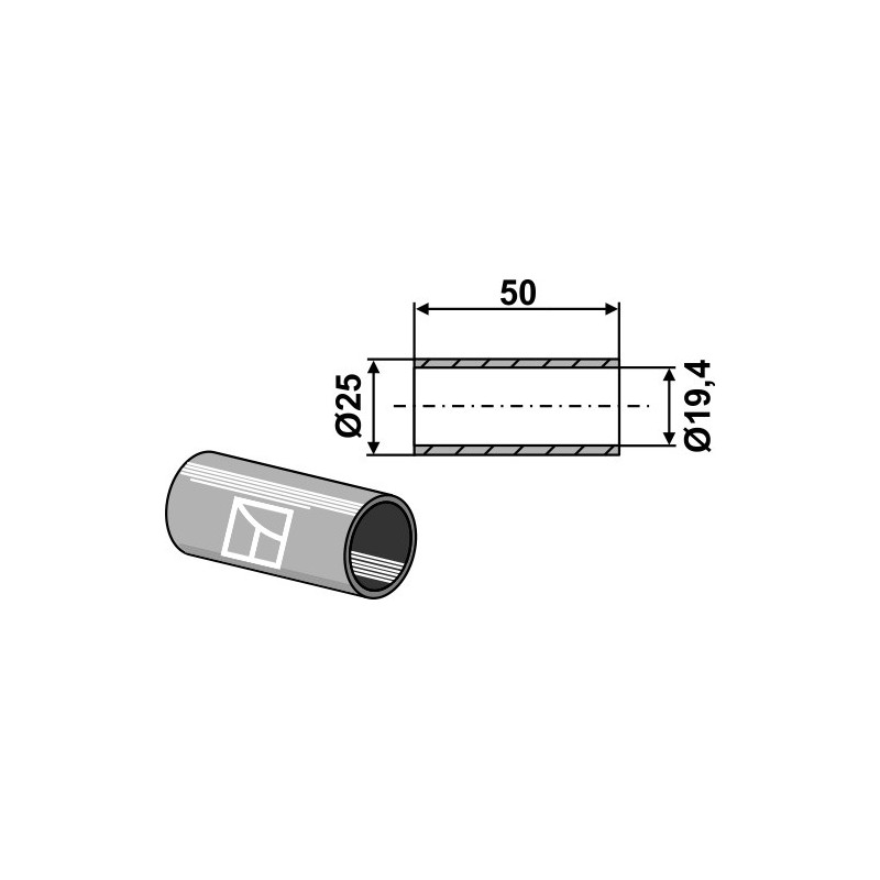 Entretoise de réduction pour rotules de crochets automatiques - AG010097