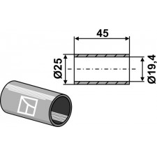 Entretoise de réduction pour rotules de crochets automatiques - AG010096