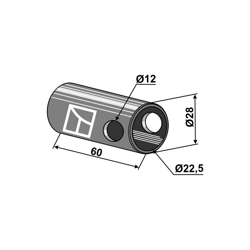 Entretoise de réduction Cat. II-I - AG010094