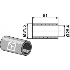 Entretoise de réduction pour rotules de crochets automatiques - AG010093