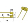 Dent de fenaison - John Deere - CC25176