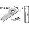 Couteau pour faucheuse - Kverneland - 56 110 200