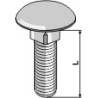 Boulon M8 galvanisé sans écrou - AG008415