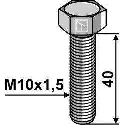 Boulon à tête hexagonale M10 sans écrou - AG008951