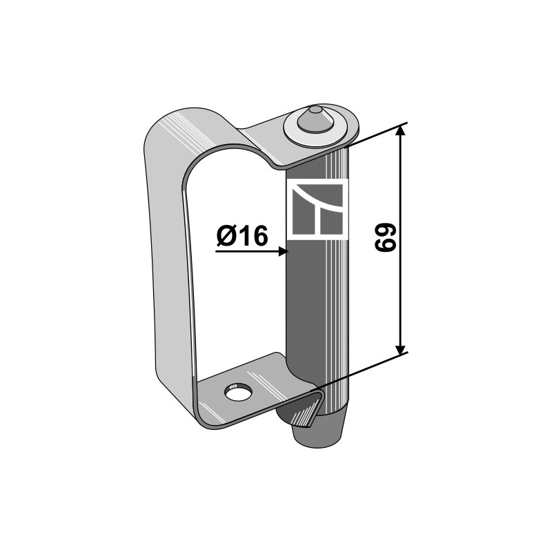 Boulon d'assemblage à ressort - AG011444