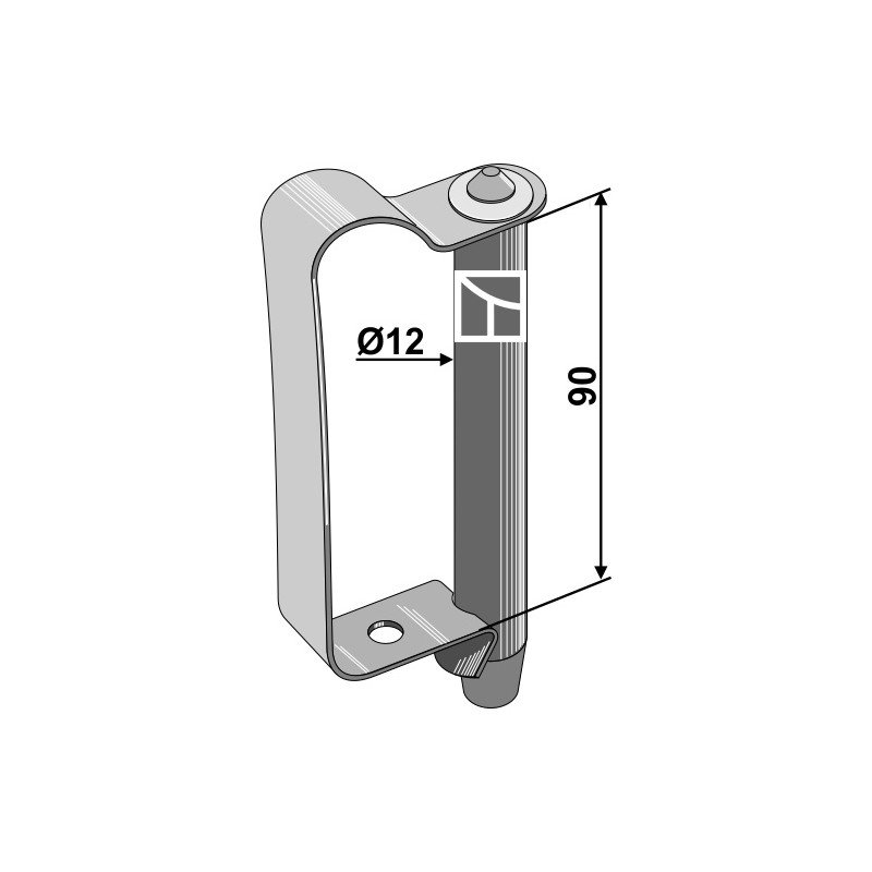 Boulon d'assemblage à ressort - AG011448