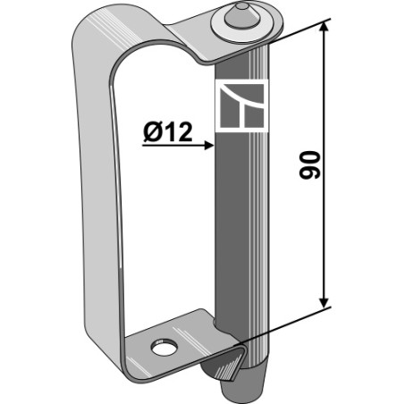 Boulon d'assemblage à ressort - AG011448