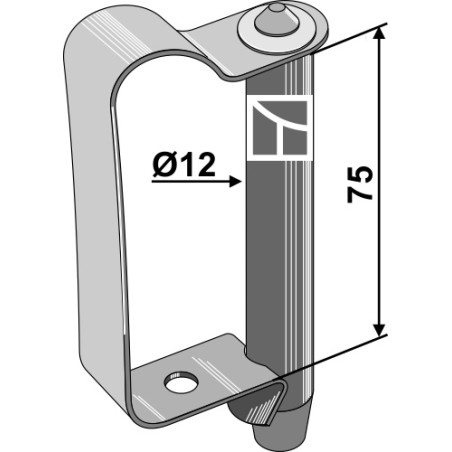 Boulon d'assemblage à ressort - AG011450