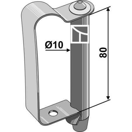 Boulon d'assemblage à ressort - AG011456