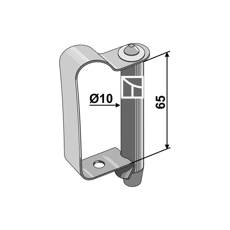 Boulon d'assemblage à ressort - AG011457