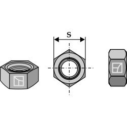Écrou plat - AG005607
