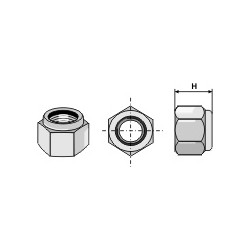 Écrou hexagonal à freinage interne - M20x2,5 - 10.9