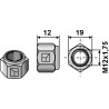 écrou frein M12 - Lemken - 3030934