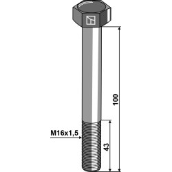 Boulon de sûreté M16 sans écrou - AG016087