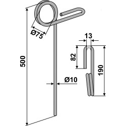 Griffe de semoir - AG004833