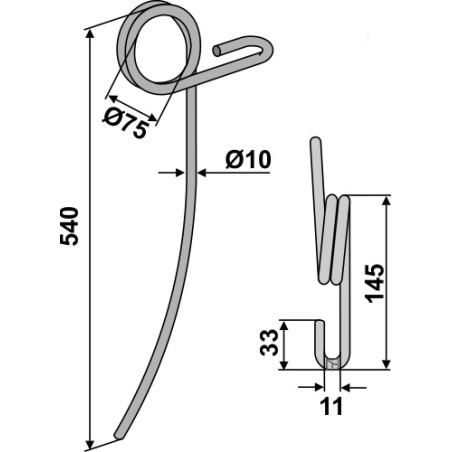 Griffe de semoir - AG004834