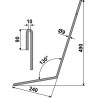 Griffe de semoir, modèle droit - AG004913