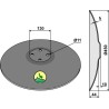 Disque de déchaumeur lisse Ø450x5 - Niaux 200