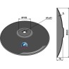 Disque de déchaumeur lisse à fond plat - Niaux 200