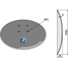 Disque de déchaumeur lisse Ø350x4 - AG006107 - Niaux 200