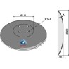 Disque de déchaumeur lisse Ø400x4 - Niaux 200