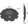 Disque de déchaumeur crénelé à fond plat - Ø510 - Amazone - 78201966 - Niaux 200