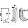 Lame de fraise rotative gauche - Goldoni - 4313