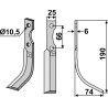 Lame de fraise rotative droite - Ferrari - 0305064115