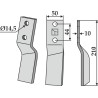 Dent rotative, modèle droit - Maschio / Gaspardo - 24100414