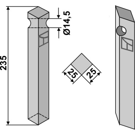 Dent rotative - Krone - 514486.0